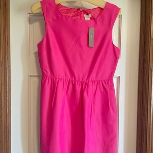 J Crew size 6 bright pink shift dress